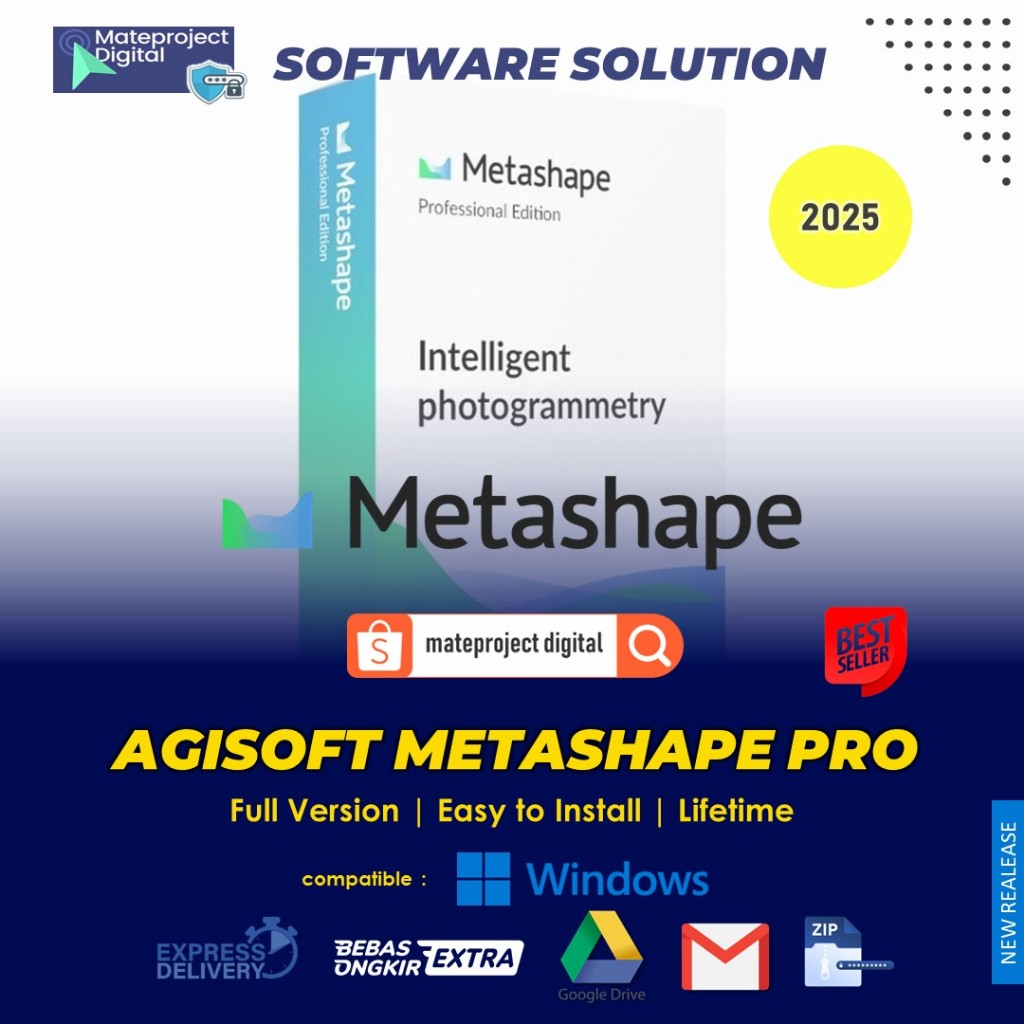 Jual Agisoft Metashape Pro Edition 2025 Full Versi Software ...