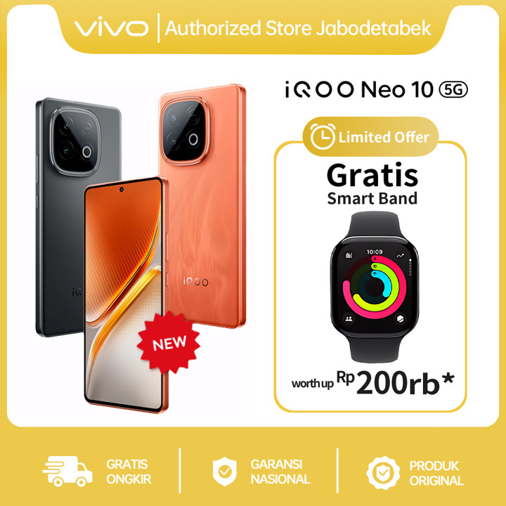 vivo iQOO Neo 10,16+512GB 1st Snapdragon 8s Gen 4 + Q1 (Dual Chipset), 7K VC Coo