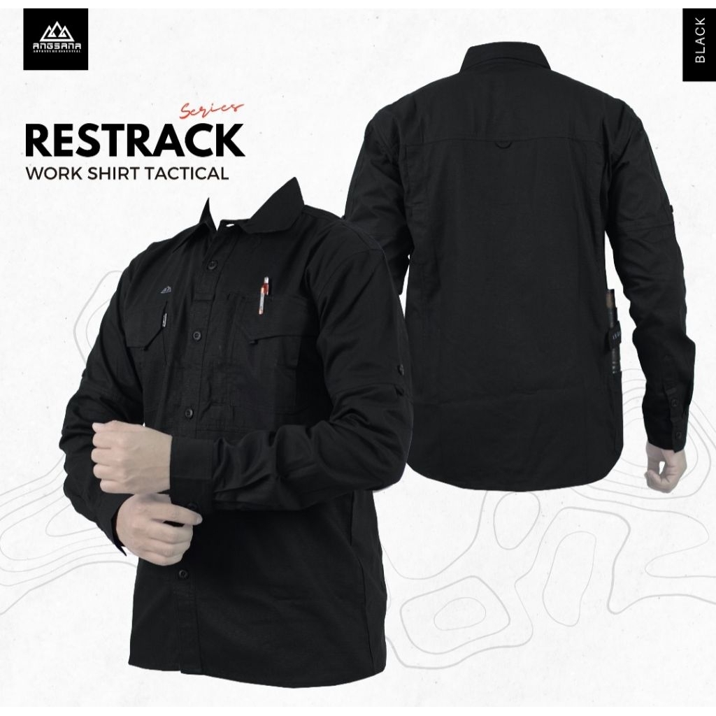 Jual Kemeja Angsana seri Restrack Elegant Millitary Concept | Shopee ...