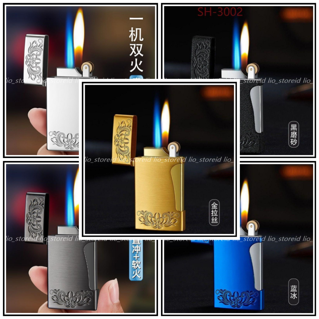 Jual 2 Fungsi Mancis terbaru 2 api las Mancis logam anti angin | Shopee ...