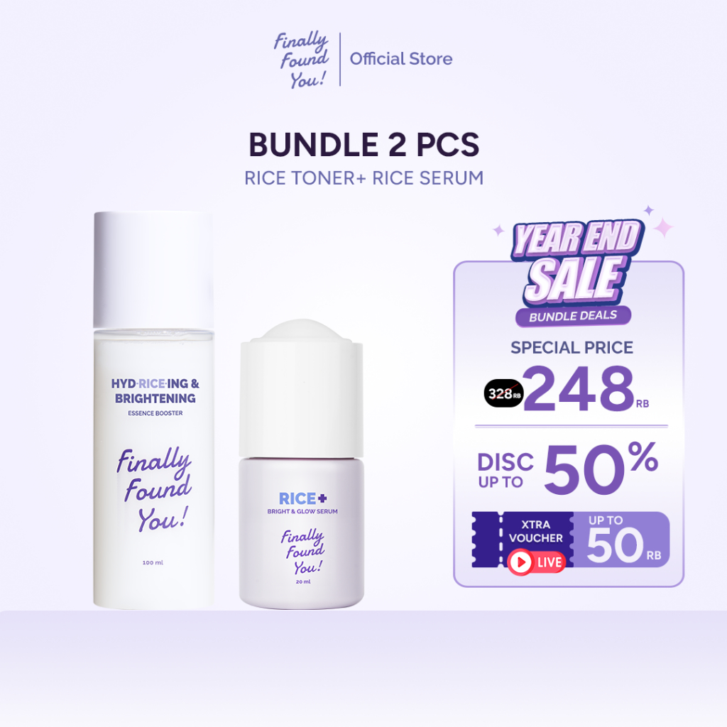 Jual Finally Found You! Paket Bundle 2in1 (Toner + Serum) | Shopee ...