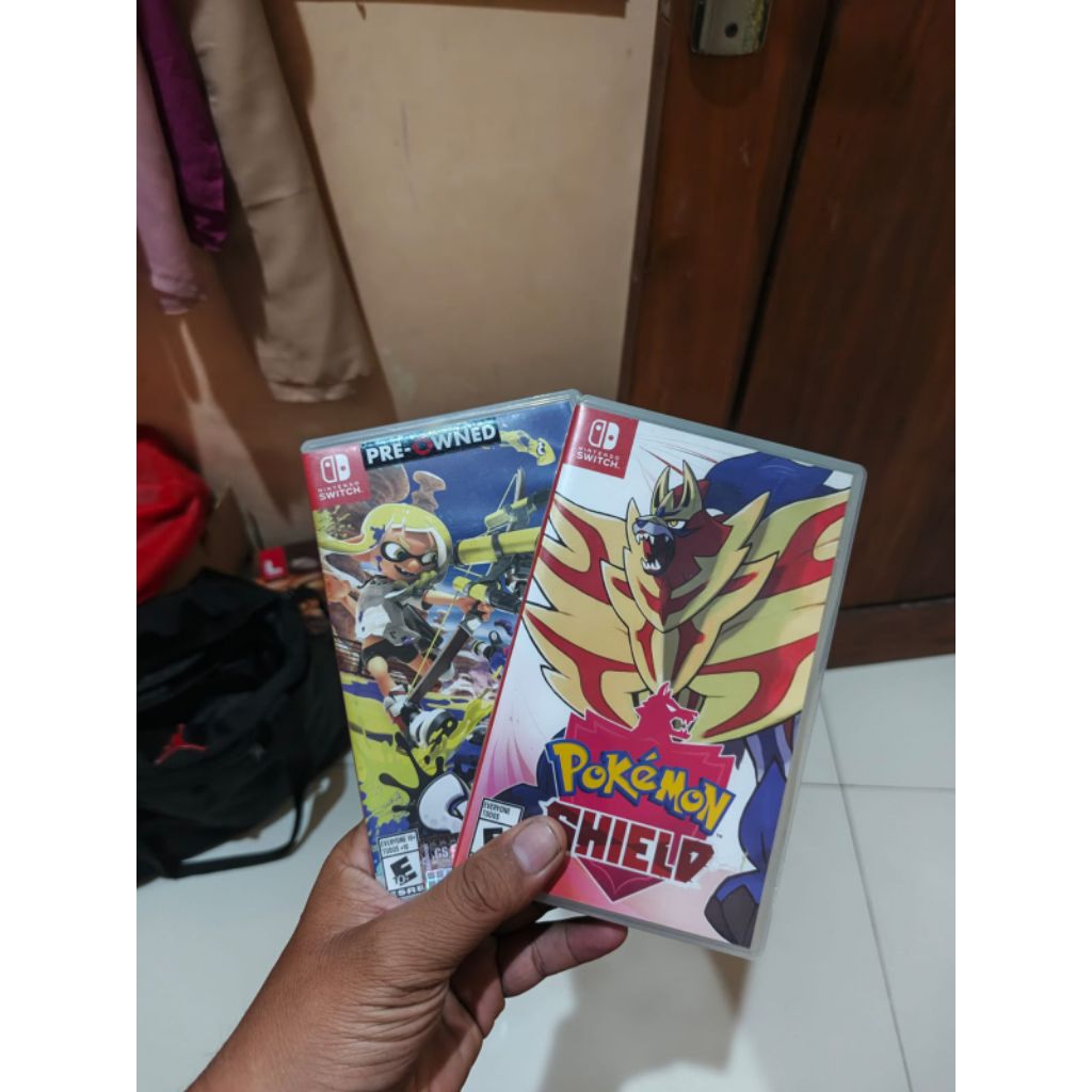 Jual cartridge Nintendo switch splatoon 3 dan pokemon shield | Shopee ...