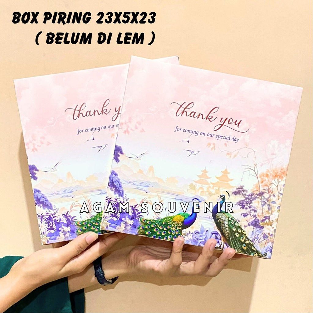 Jual BOX PIRING 23x5x23 untuk piring diameter 9,25” box piring keramik ...