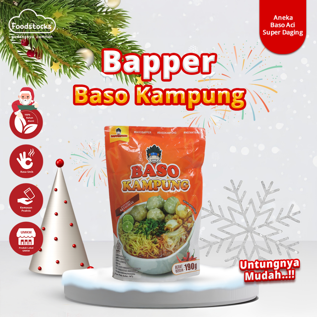 Jual Bapper Food - Baso Kampung Komplit Extra Mie Kuning Khas Bandung ...