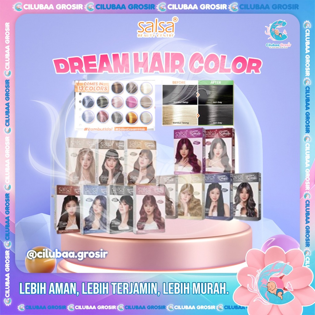 Salsa Hair Color: Warna Intens & Tahan Lama | Shopee