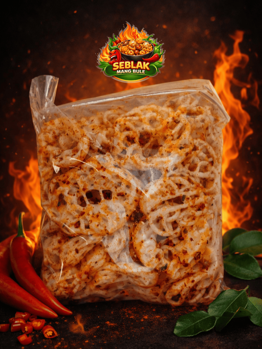 Jual kerupuk Rafael Pedas Daun Jeruk Mangbule | Snack Pedas Viral ...
