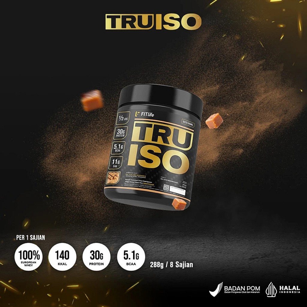 Jual Fitlife TRUISO 288gr Whey Protein Isolate 288 Grams (WPro Iso ...
