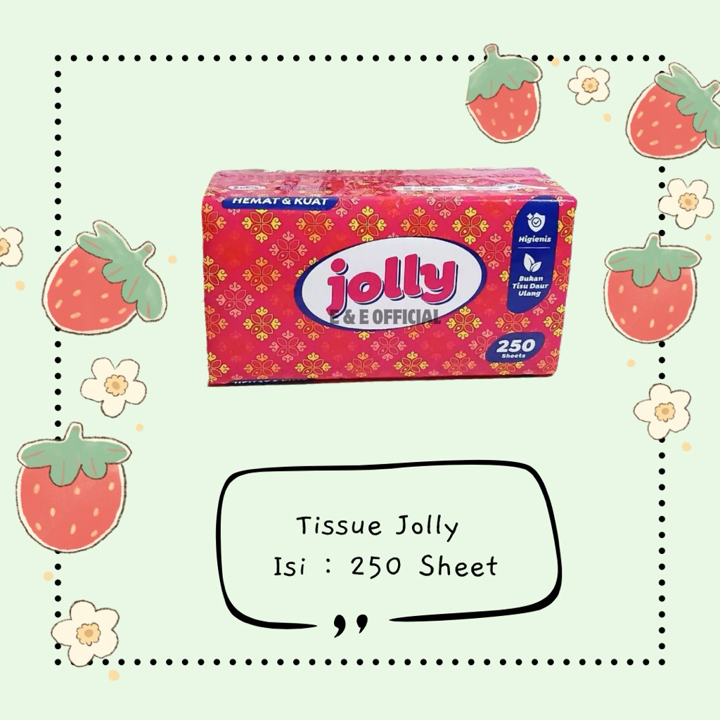 Jual TISSUE FACIAL JOLLY 250 SHEETS 2 PLY / TISSUE JOLY / TISSUE ...