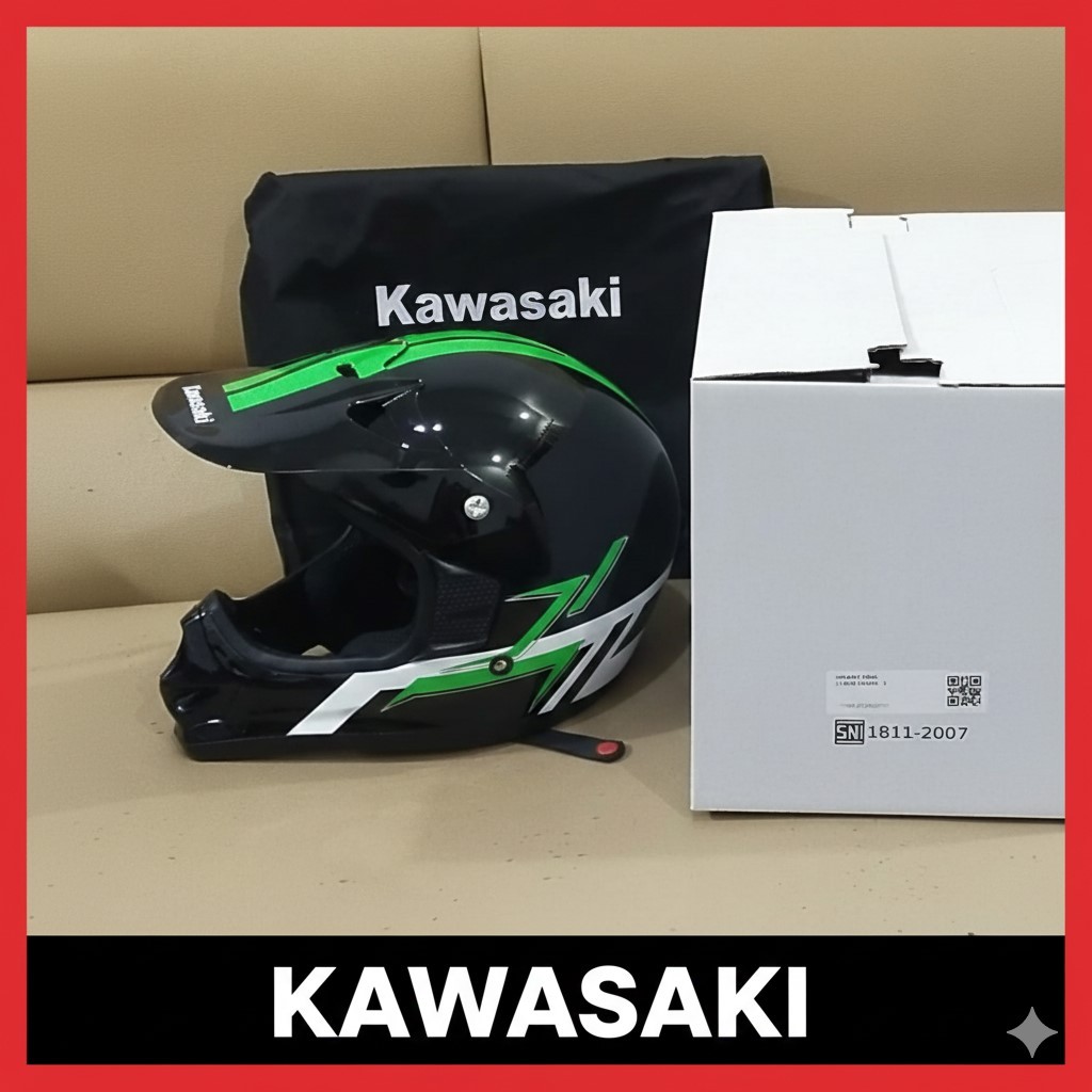 Jual Helm KAWASAKI TRAIL KLX 150 Original 100% | Shopee Indonesia