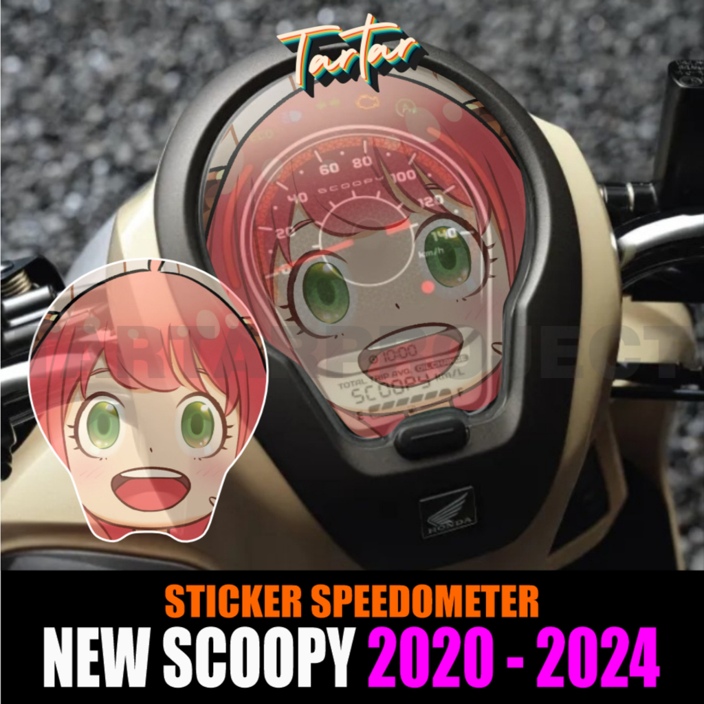 Jual Sticker Stiker Spido / Speedometer Transparant Anime Scoopy 2020 ...