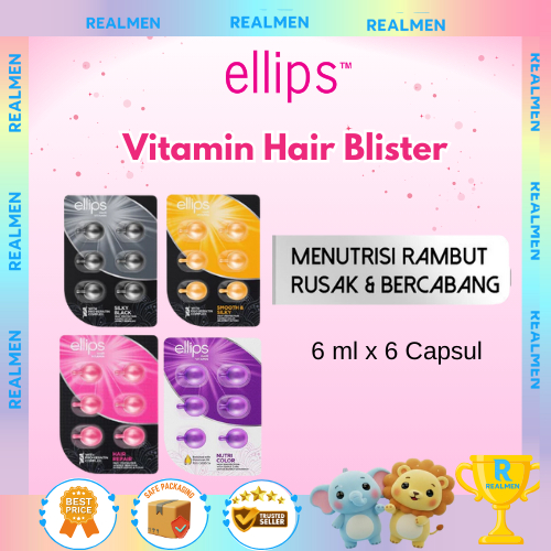 Jual Elips Vitamin Rambut Terlengkap & Harga Terbaru Juni 2026 | Shopee ...