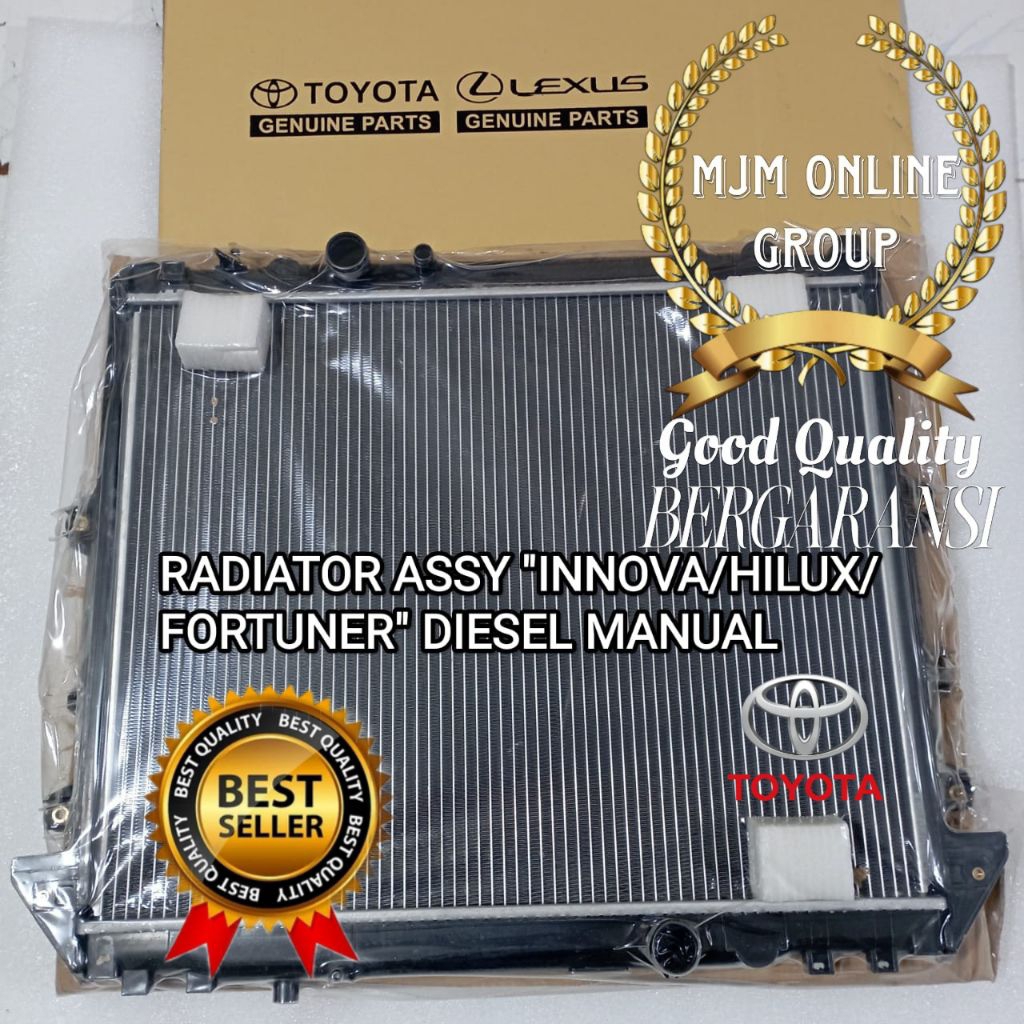 Jual RADIATOR ASSY HILUX VIGO / FORTUNER / INNOVA DIESEL 2KD MANUAL ...