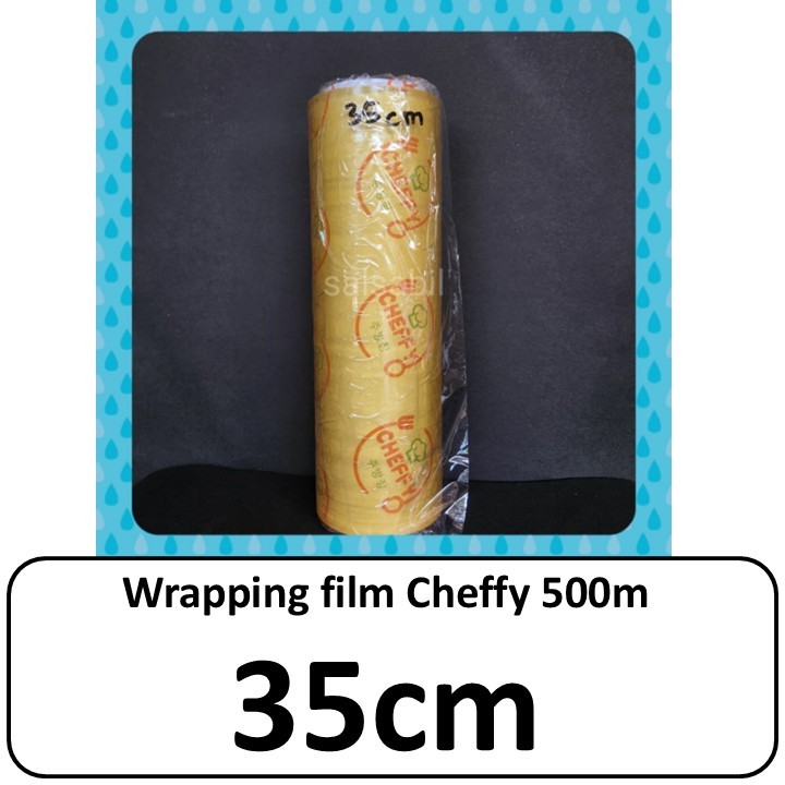 Jual Wrapping Film Cheffy 35cm x 500m / plastik wrap 35cm | Shopee ...