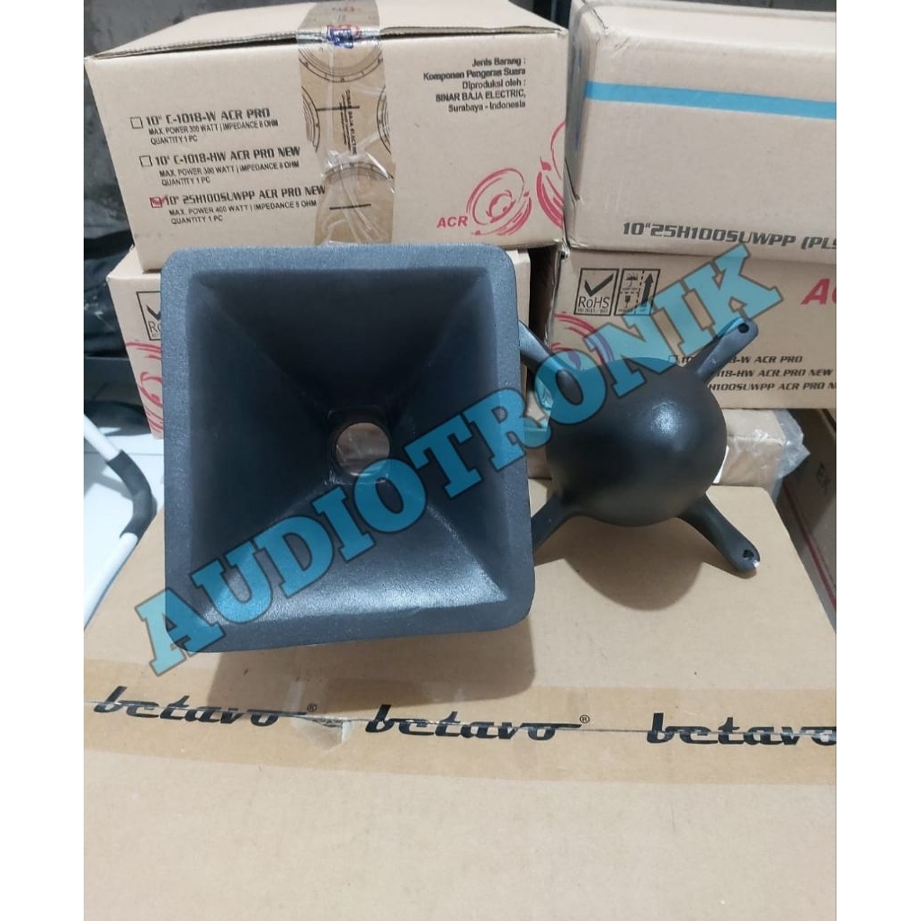 Jual 1 SET HORN + RUDAL T24 UNTUK SPEAKER 8 IN BAHAN COR DIRAL ALMUNIUM ...