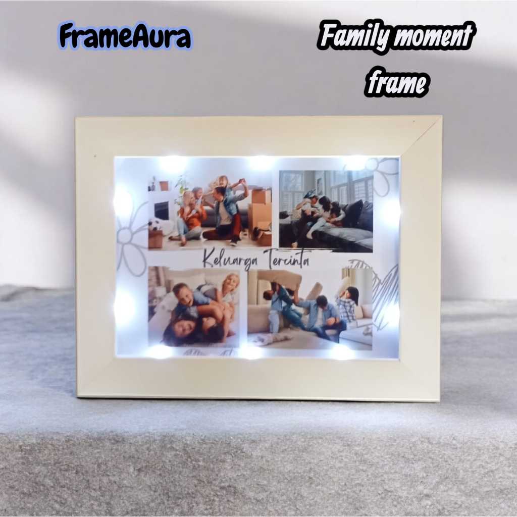 Jual Frame Aura - Cetak Foto Ultah Anniversary Polaroid Custom Led ...