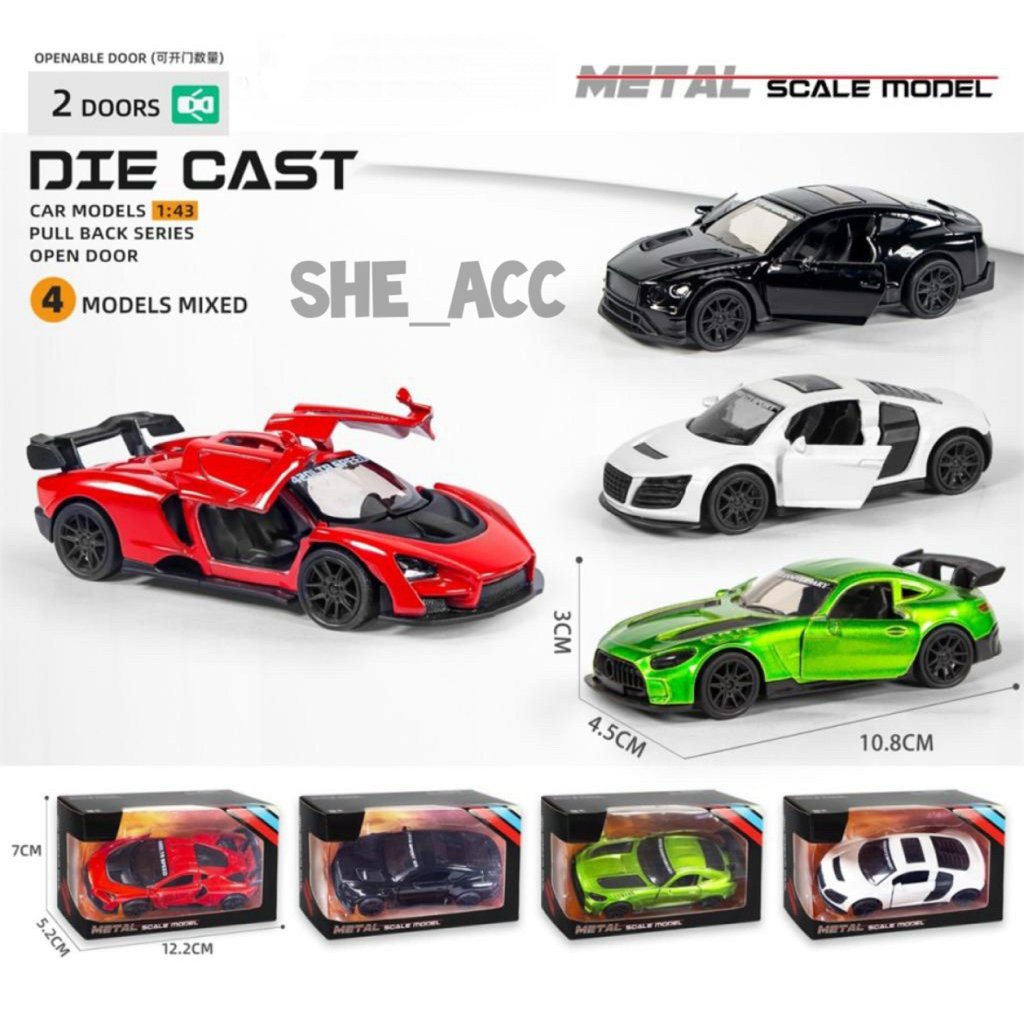 Jual Mainan Diecast Mobil Balap Miniatur Die-cast Mobil Mobilan Sedan ...
