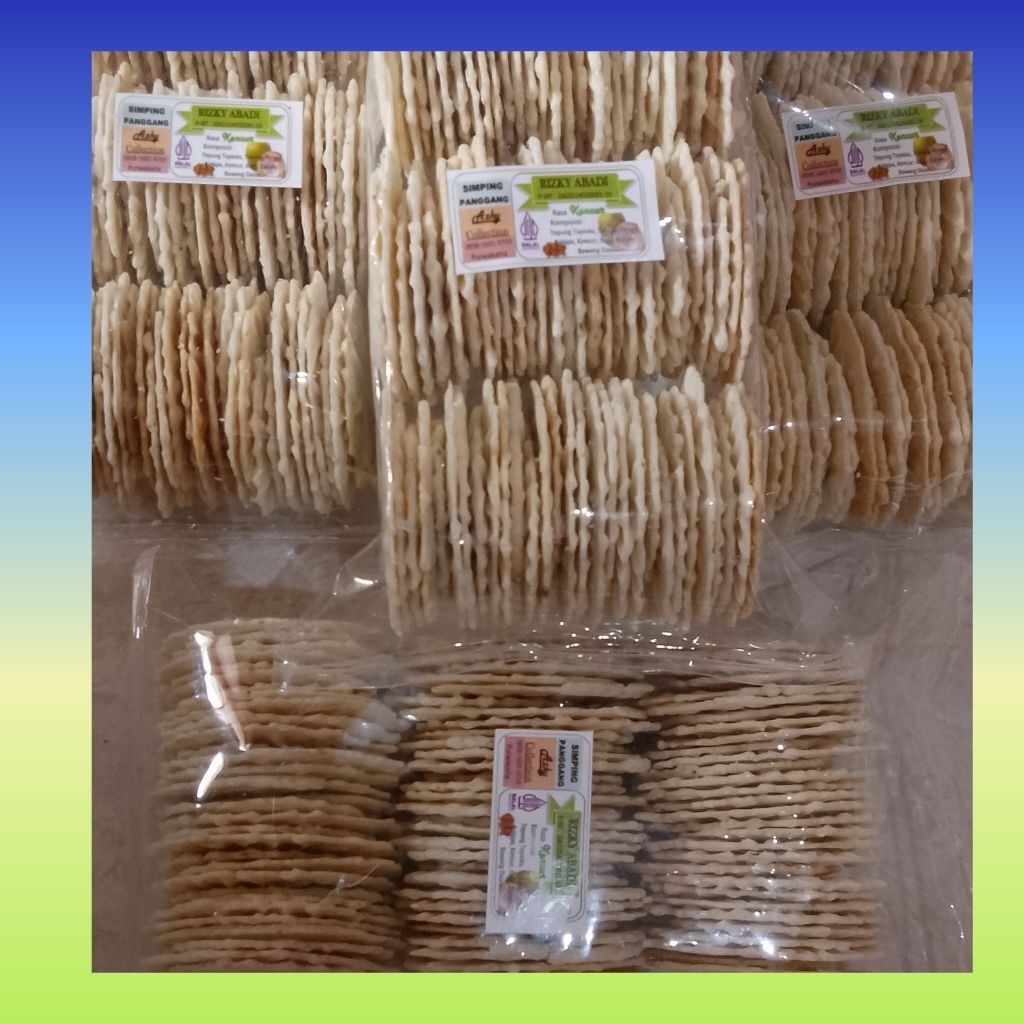 Jual 4 Bungkus simping bakar rasa kencur asin gurih | cemilan panggang ...