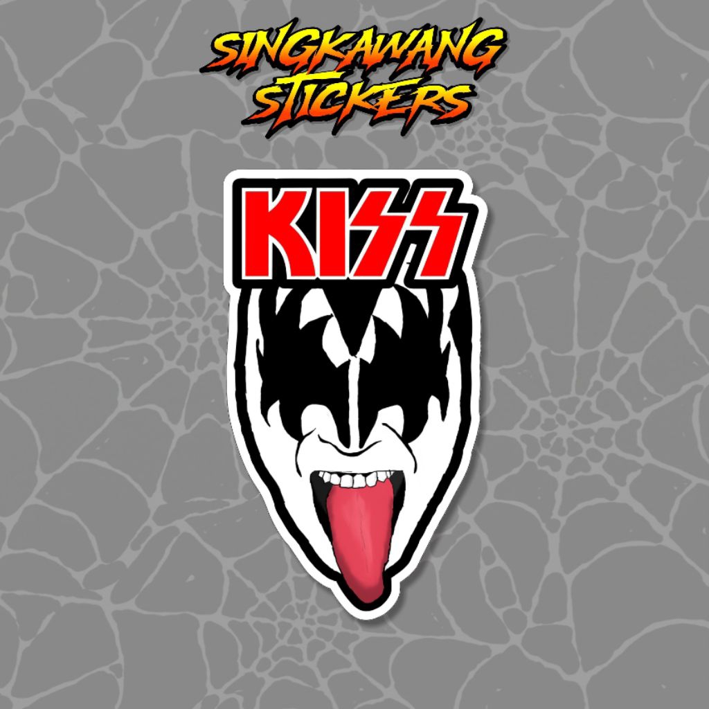 Jual KISS STIKER BAND SKENA ROCK N' ROLL STICKER | Shopee Indonesia