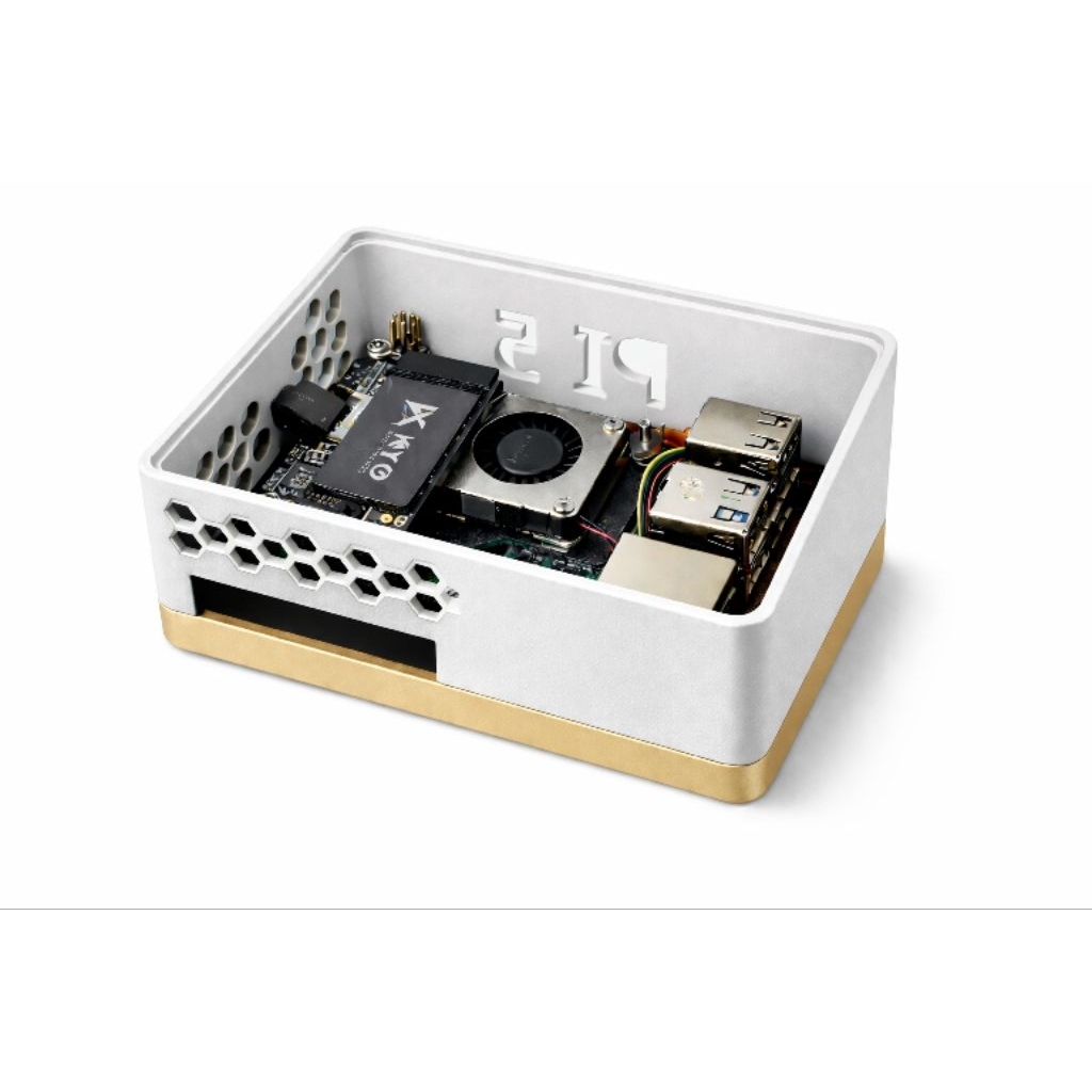 Jual Casing Raspberry pi 5 with hat NVme /Enclosure, box pi 5 | Shopee ...