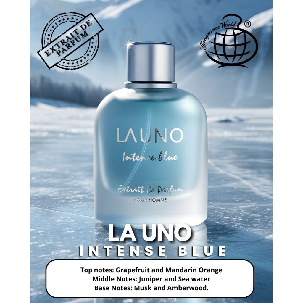 Jual Fragrance World Launo Intense Blue 100ml Extrait De Parfum ...