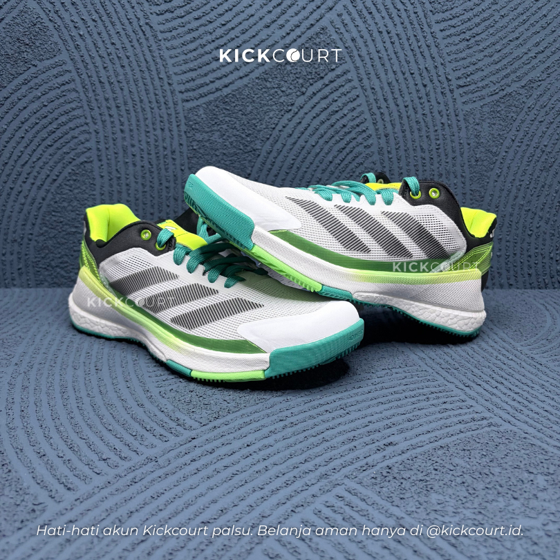 Jual Adidas Crazyquick Boost Cloud White Core Black Lime Burst Padel ...