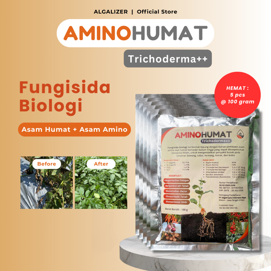 Jual Fungisida Biologi Trichoderma – Perawatan Akar & Tanah | Algalizer ...