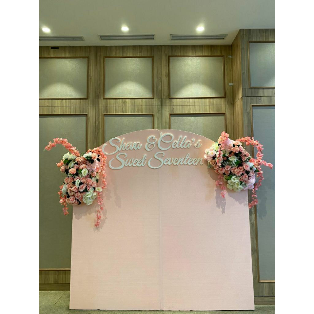 Jual Backdrop bunga/dekorasi bunga/bunga/party/bunga dekorasi cantik ...