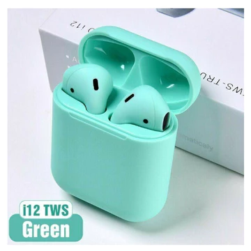 TWS I12 Macaron Bluetooth 5.0 Double Earphone Sports Wireless Universal Headset With Charging