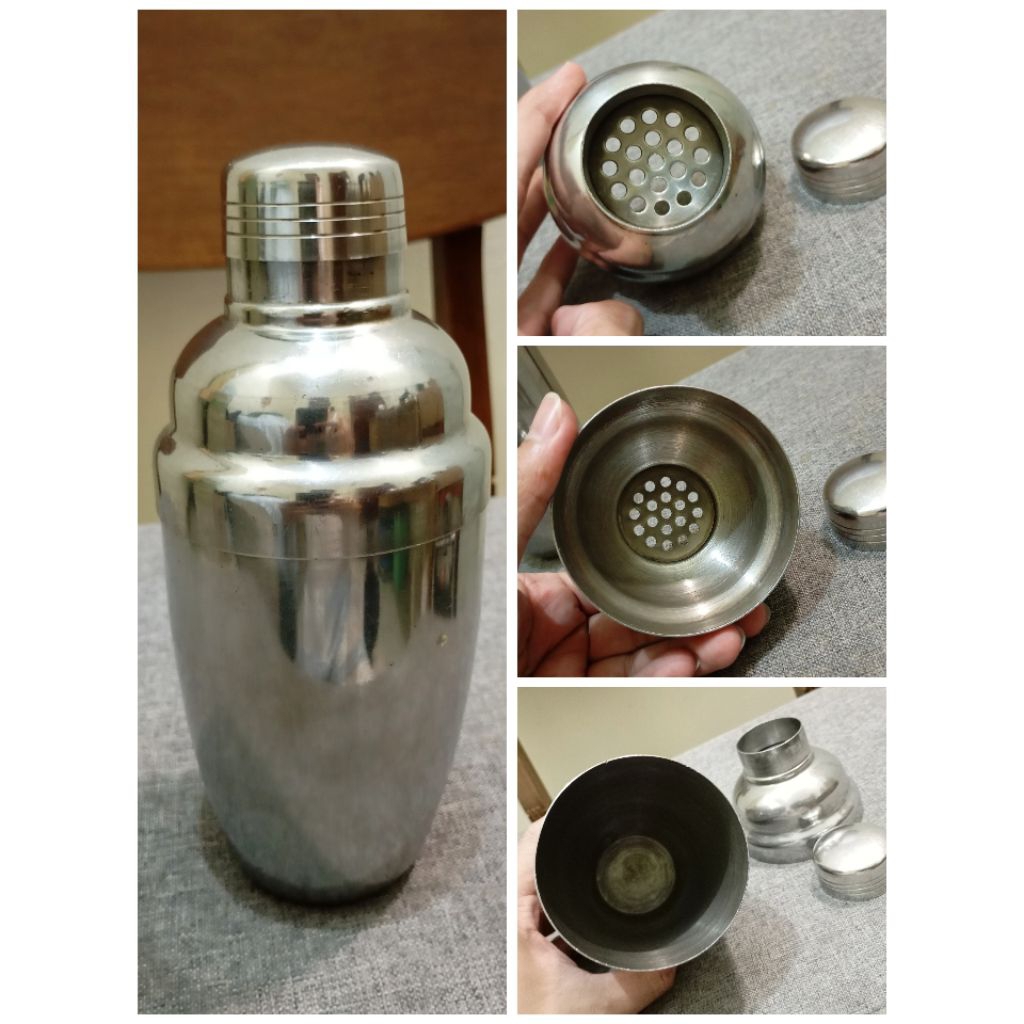 Jual Botol Shaker Stainless Tebal Second | Shopee Indonesia