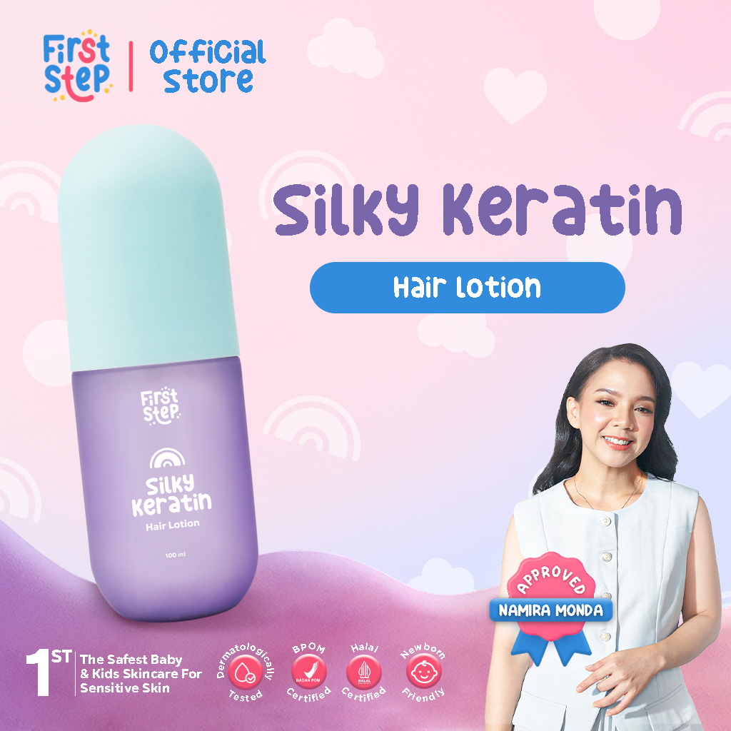 Jual FIRST STEP Silky Keratin Hair Lotion 100 ml | Shopee Indonesia