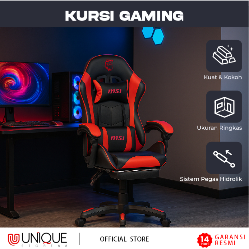 Jual Kursi Gaming Gamers Chair Kursi Kantor Kursi Main Game Kursi Balap