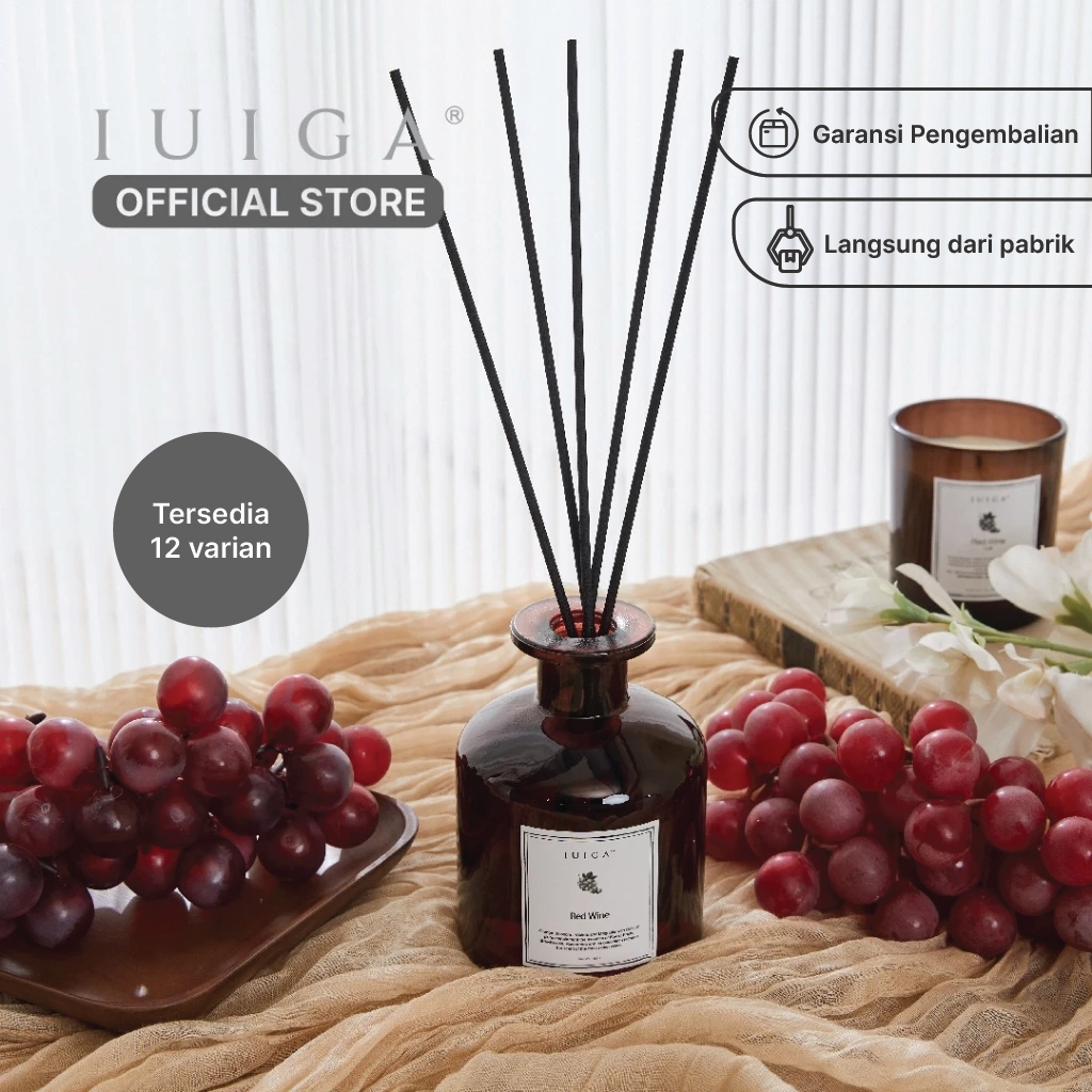 Jual IUIGA Reed Diffuser - Diffuser Berbagai Macam Aroma - Wangi Mewah ...