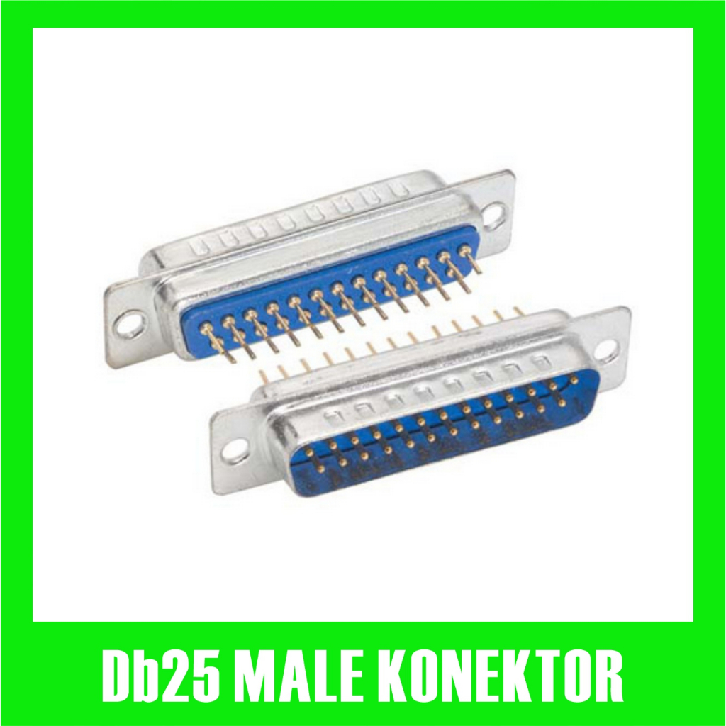 Jual DB25 Connector Male Cable Type Konektor DB25 Tipe Kabel untuk ...