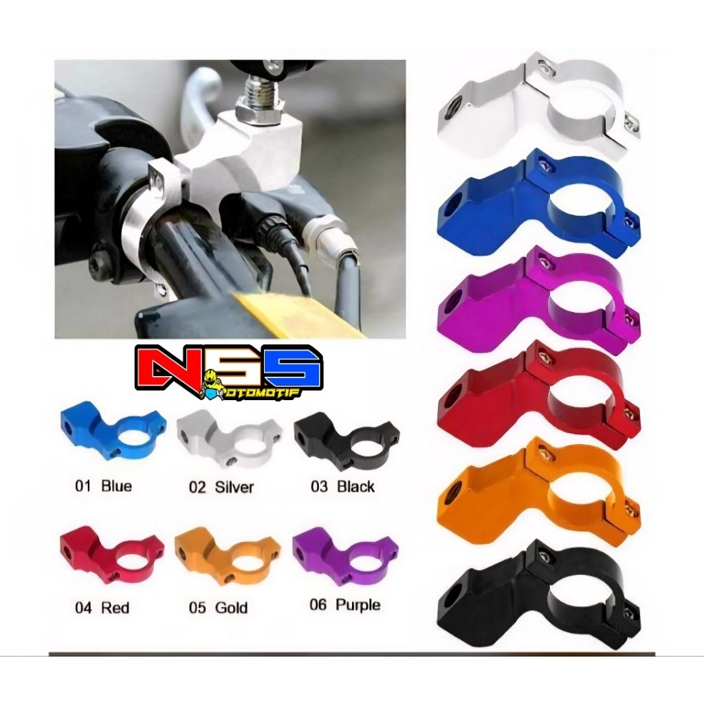 Breket Spion CNC Kedudukan Spion Motor Variasi Universal