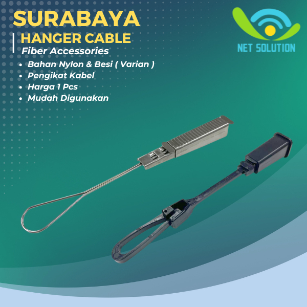 Jual Hanger Bracket Clamp Cable Besi / Nylon | Breket Kabel Fiber Optik ...