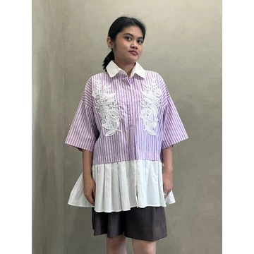 Seminggu.Rtw Gretta Peplum Shirt (Short Sleeve)