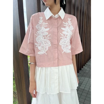 Seminggu.Rtw Gretta Peplum Shirt (Short Sleeve)