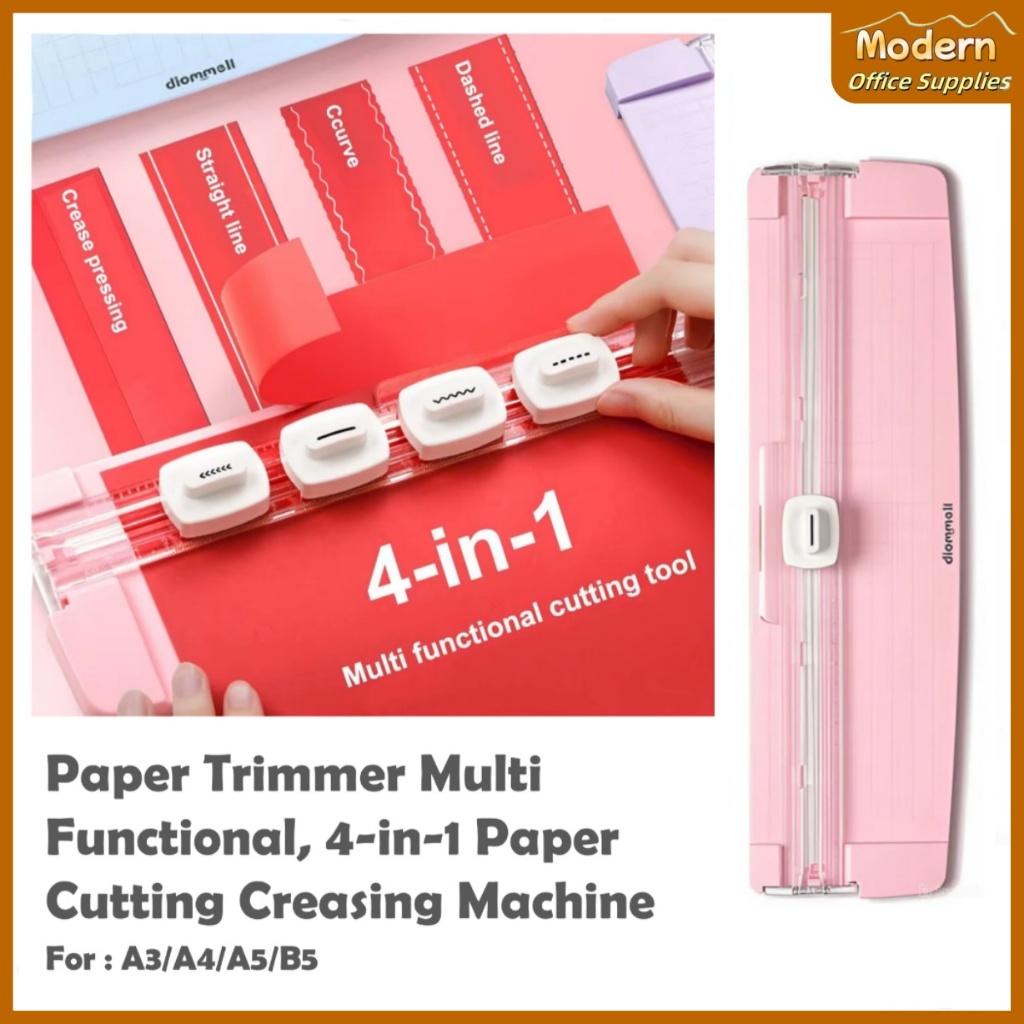 Jual Paper Trimmer 4-in-1 Multifungsi Pemotong Kertas + Creasing ...