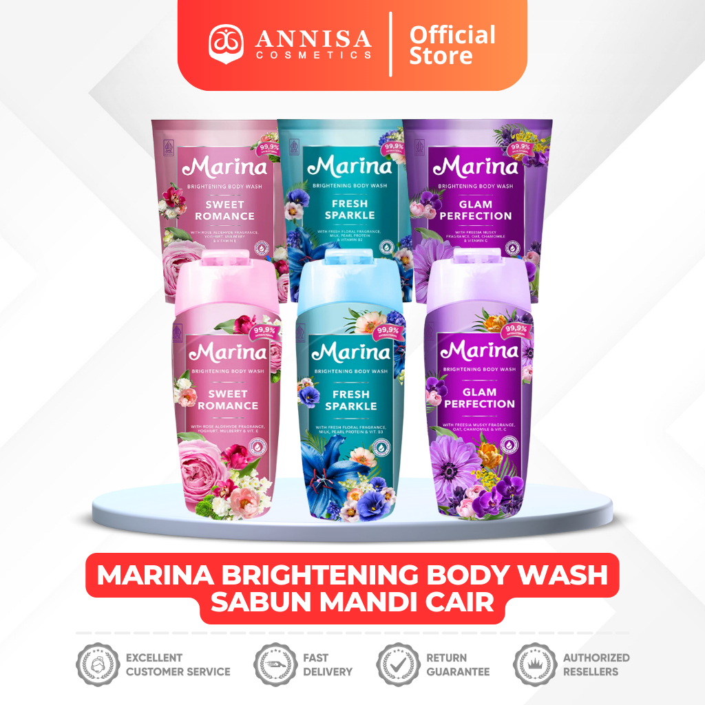 Marina Brightening Body Wash /Body Wash Refill