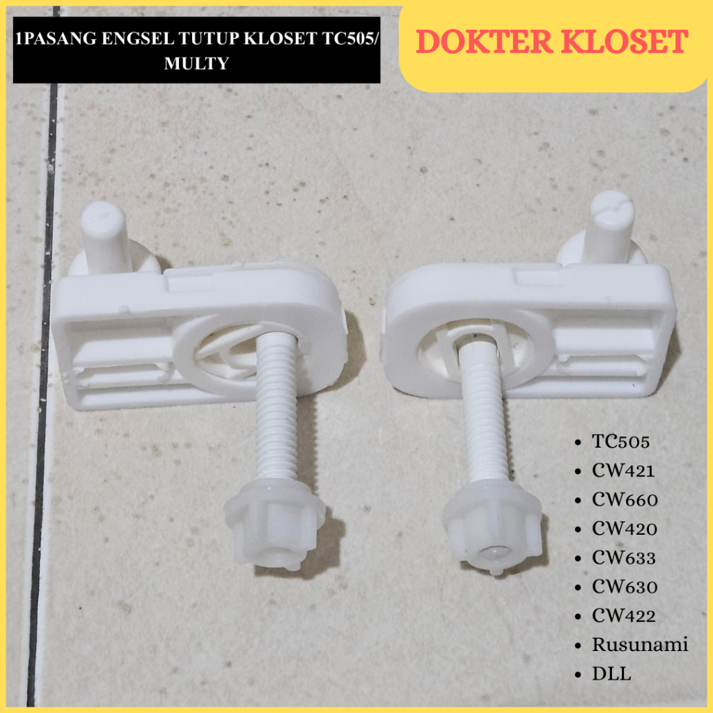 Jual (2 pcs) Engsel Kaki Kloset Tipe TC505, Set Engsel Dudukan dan ...