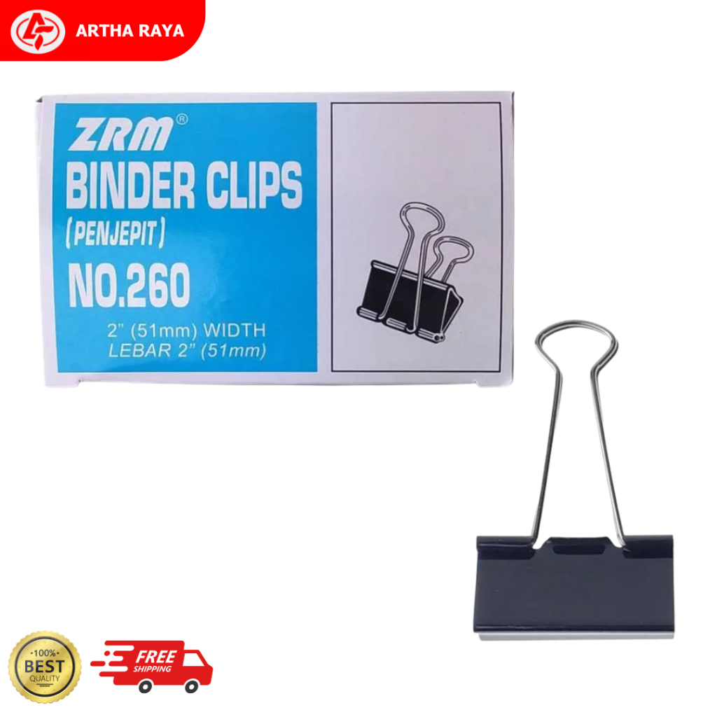 Jual Binder Klip / Clip / Penjepit Kertas ZRM 260 | Shopee Indonesia