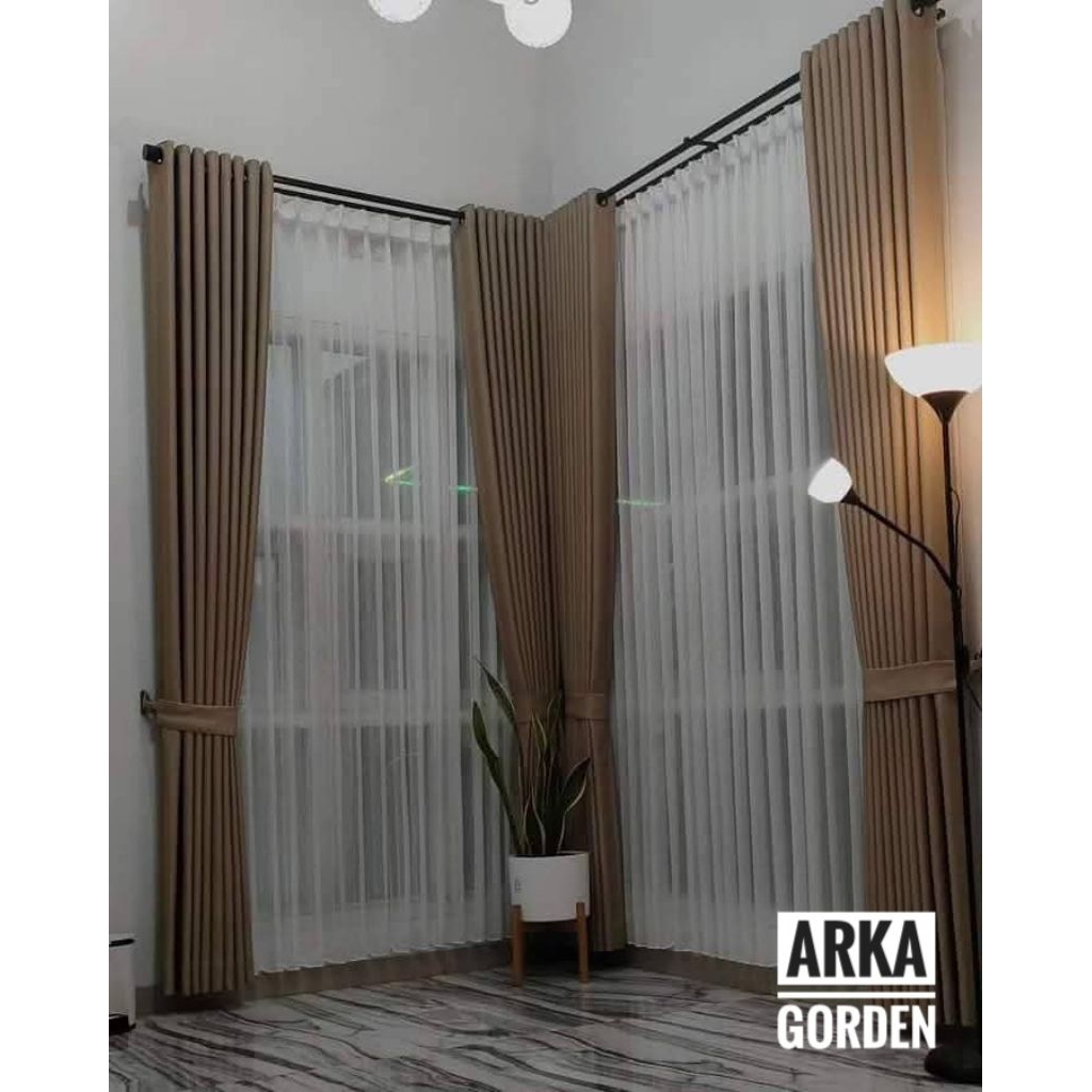 Jual Gorden blackout 9,gelumbang 18/ring semokring gorden jendelapintu ...