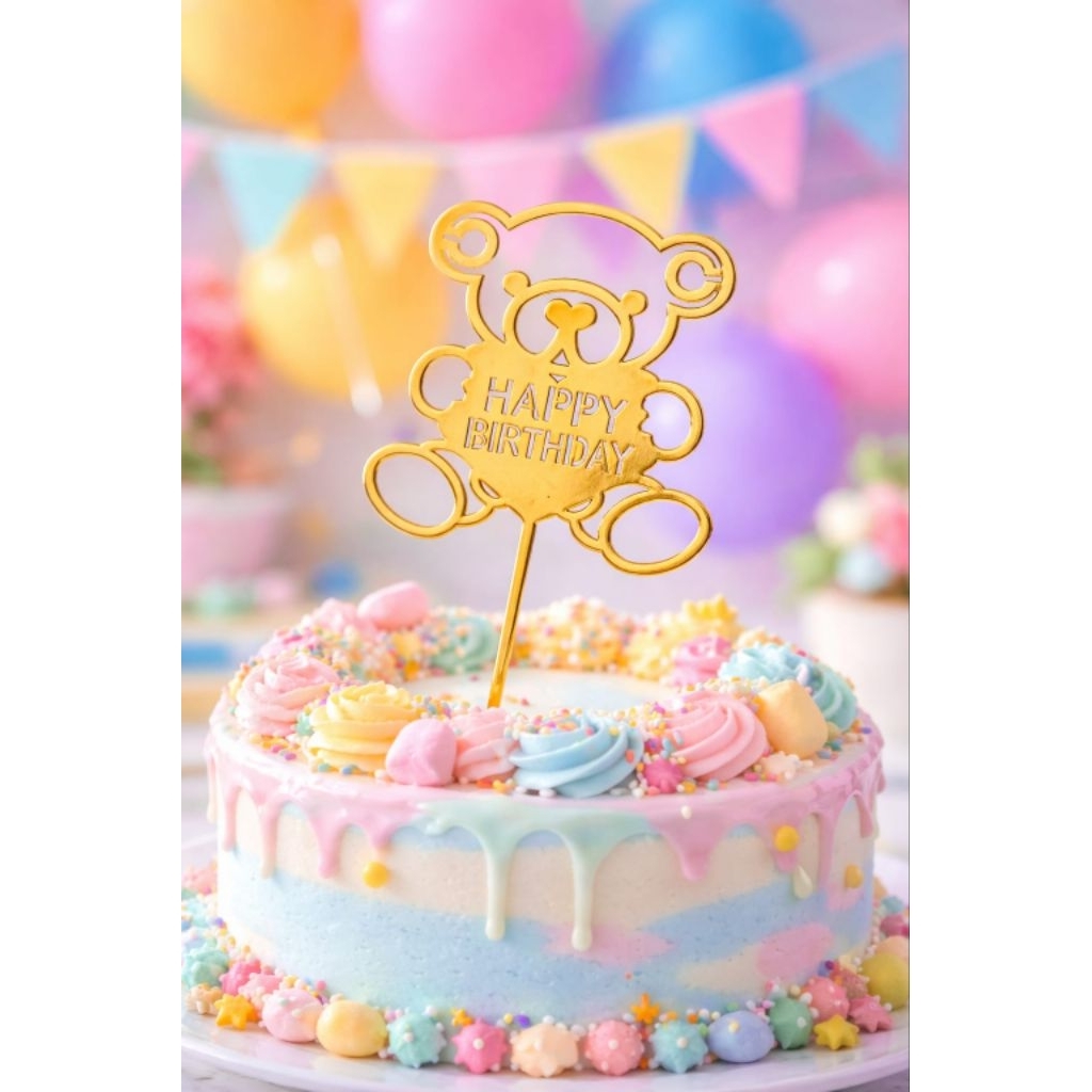 Jual topper happy birthday isi 10 pcs | Shopee Indonesia