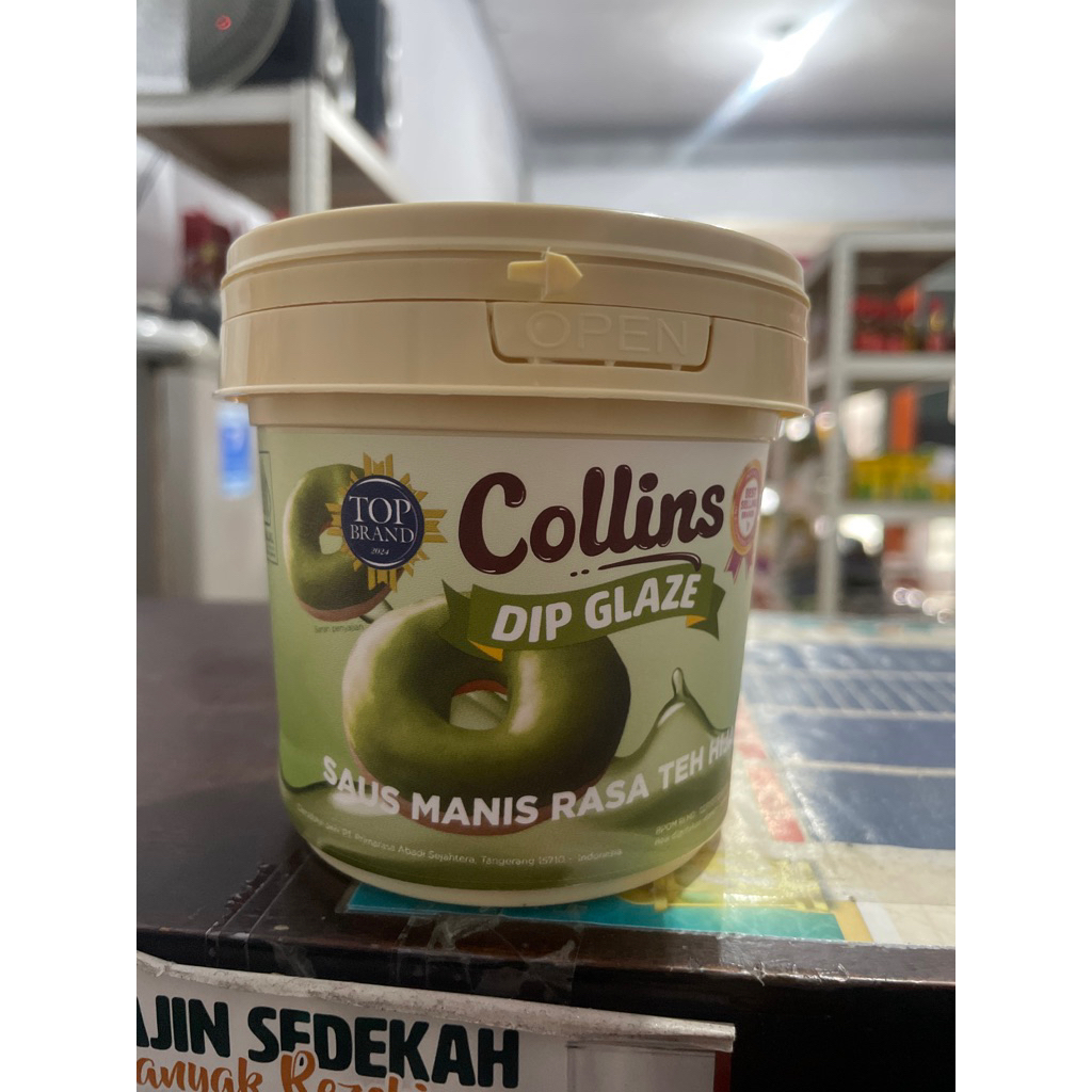 Jual Collins Dip Glaze Matcha Teh Hijau 300gr - Tekstur Kental dan ...