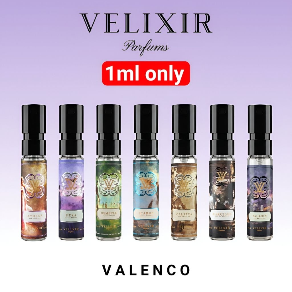 Jual Vial/Decant Velixir Parfums 1ml Original Unisex Ares Icarus Athena ...