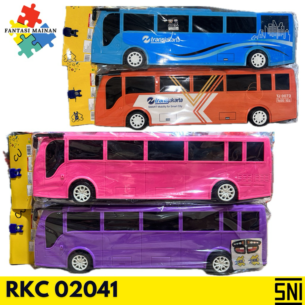 Jual Mainan Bus Transjakarta Mainan Mobil Bus Polisi Bus Transjakarta ...