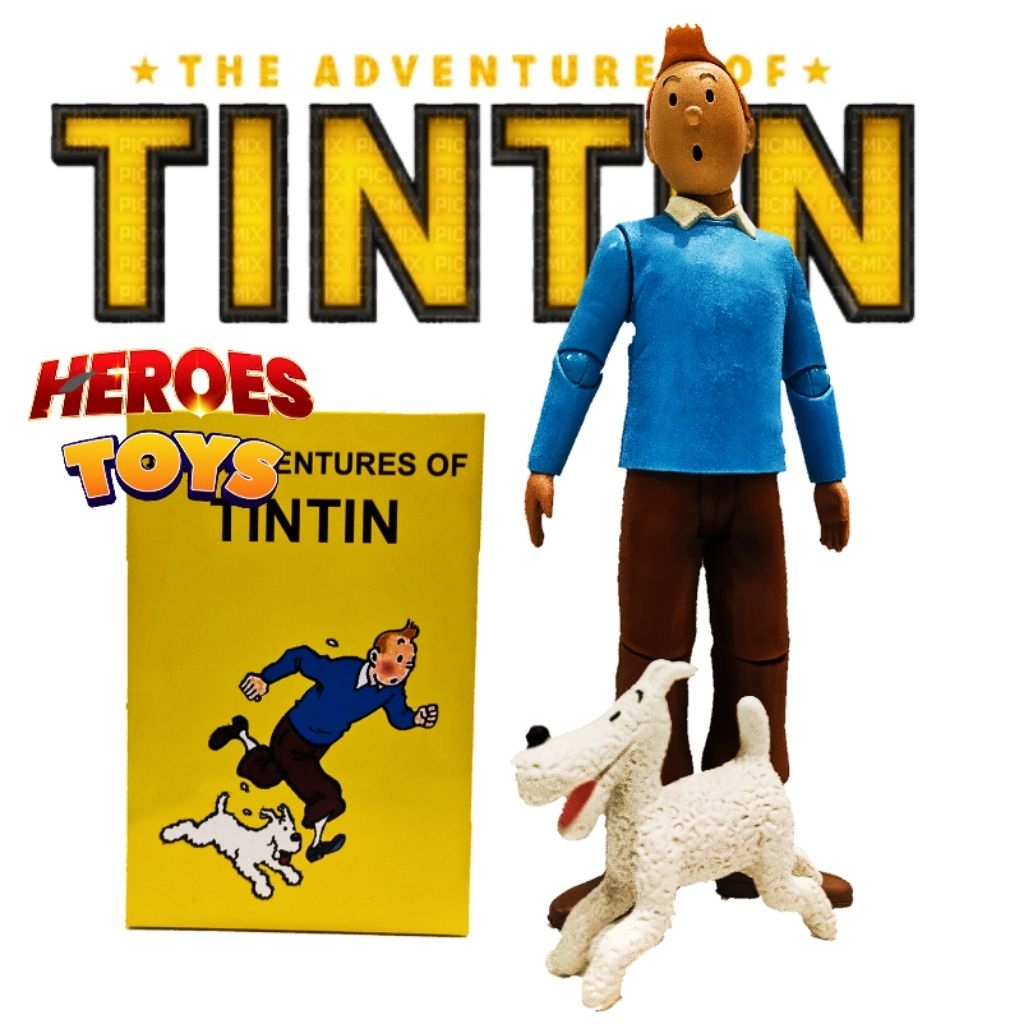 Jual Action Figure TINTIN The Adventures Of Tintin PVC Artikulasi