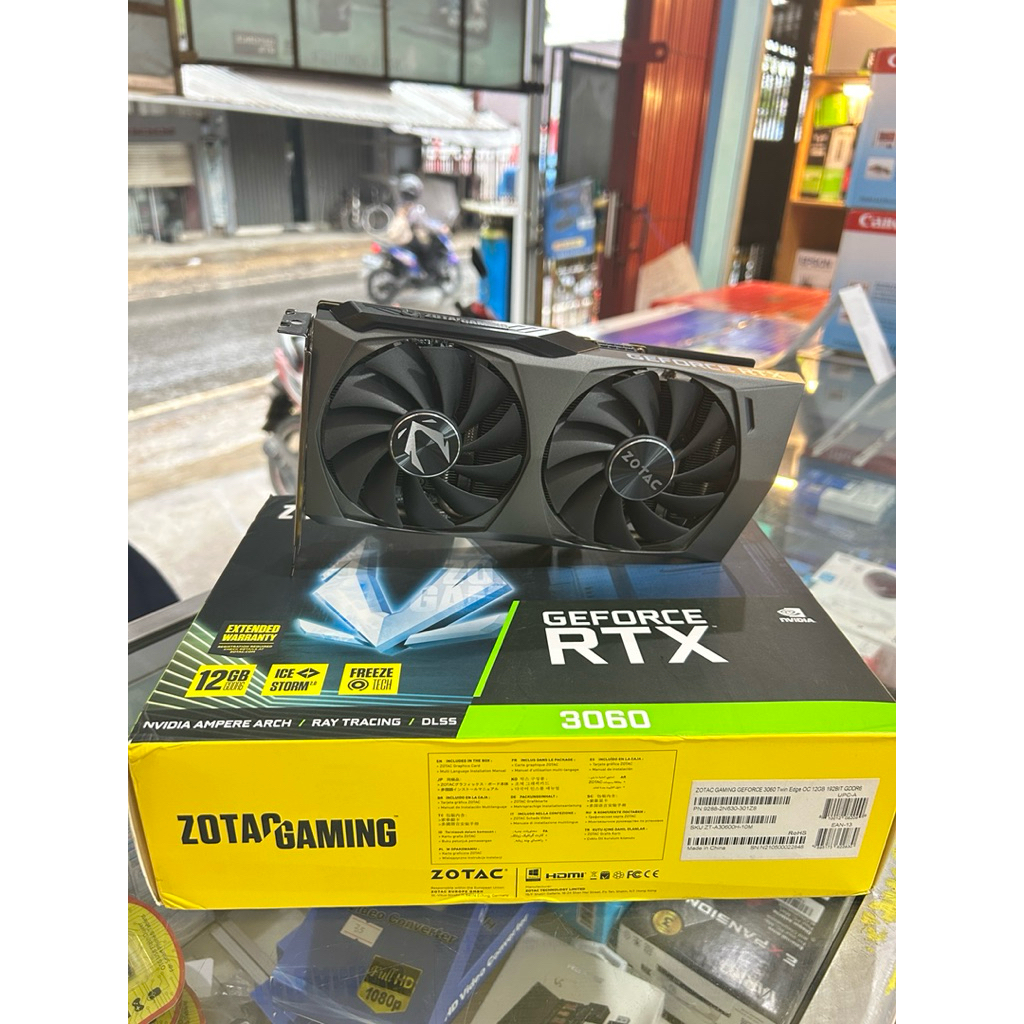 Jual VGA CARD RTX 3060 12GB Zotac Twin | Shopee Indonesia