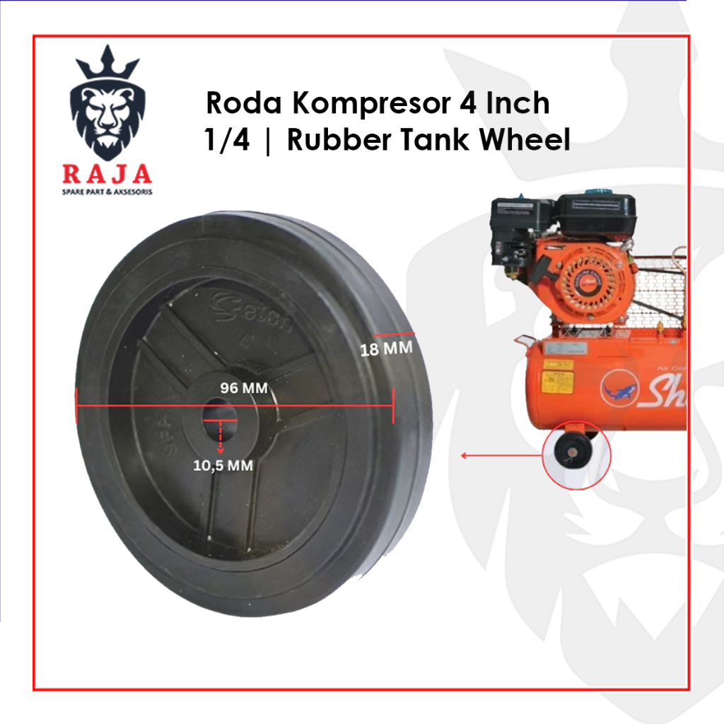 Jual Roda Kompresor angin Shark 1/4 Hp | Shopee Indonesia