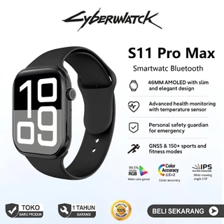 Samrt watch S11 max with 2.3" HD AMOLED Display GPS NFC Waterproof Bluetooth Call Smartwatch wanita pria wireless charging Dan Ganti Wallpapper Jam Tangan Smartwatch Jam Tangan Wanita